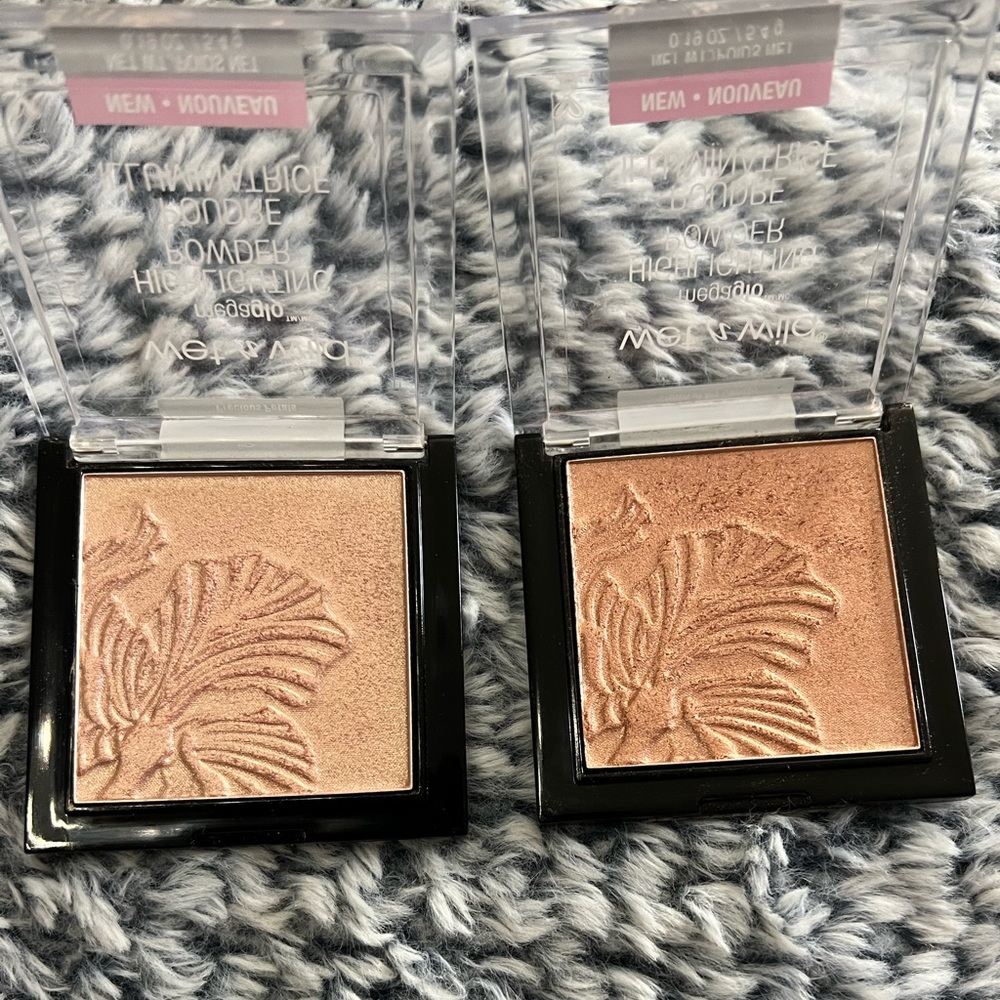 Wet n Wild Highlighters crown of my canopy & precious petals